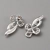 Zinc Alloy Crystal Rhinestone Snap Lock Clasps LS-FIND-WH0008-21S-3