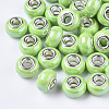 Opaque Resin European Beads RPDL-T038-007D-1