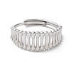 Non-Tarnish 304 Stainless Steel Hollow Adjustable Rings RJEW-D006-27P-2
