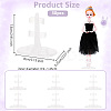 Plastic Doll Stands ODIS-WH0038-98B-2