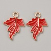 Thanksgiving Day Theme Alloy Enamel Pendants ENAM-WH0057-49A-1