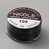 46M Round Nylon Beading Threads NWIR-WH0025-01C-2