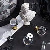 4Pcs 2 Style Quartz Crystal Drawer Knobs FIND-FH0002-85-4