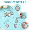 Stainless Steel Safety Pins JEWB-CJ00001-3