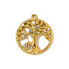 304 Stainless Steel Rhinestone Pendants STAS-OY009-92G-3
