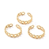 Ion Plating(IP) 304 Stainless Steel Finger Rings RJEW-L102-04G-1