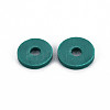 Handmade Polymer Clay Beads Strands CLAY-R089-8mm-T011-3