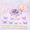 160Pcs 16 Style Polyester Fabric Wings Crafts Decoration DIY-SC0019-37-7