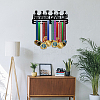 Sports Theme Iron Medal Hanger Holder Display Wall Rack ODIS-WH0021-623-5