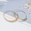 304 Stainless Steel Ring Hoop Earrings for Women EJEW-Q781-04G-5