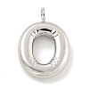Non-Tarnish 304 Stainless Steel Pendants STAS-C102-15P-O-1