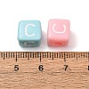 Opaque Acrylic European Beads AC-CBA7A73-01C-3