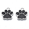 Alloy Enamel Pendants ENAM-T016-22P-C-RS-2