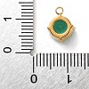 304 Stainless Steel Micro Pave Cubic Zirconia Pendants LS-STAS-K292-01G-17-3