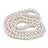 (Defective Closeout Sale: Fading) Baking Paint Pearlized Glass Pearl Round Bead Strands HY-XCP0001-12-3