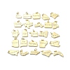 Brass Pendants KK-D229-22G-1
