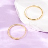925 Sterling Silver Huggie Hoop Earrings EJEW-C179-05A-G-1