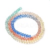 Transparent Painted Glass Beads Strands DGLA-A034-T3mm-A02-5