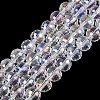 Transparent Glass Beads Strands GLAA-Q107-02A-01-1