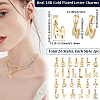 26Pcs 26 Styles Brass Charms KK-BBC0018-96-2