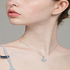 2Pcs 2 Colors 304 Stainless Steel Pendants STAS-LP0003-92J-3