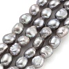 Natural Keshi Pearl Cultured Freshwater Pearl Beads Strands PEAR-P062-25A-2