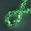Handmade Luminous Lampwork Beads Strands LAMP-N037-01G-2