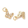 SHEGRACE Brass Pave Clear Cubic Zirconia Pendants XGRQ3Q046-628G-B-2