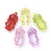 Transparent Acrylic Big Pendants TACR-T002-11-1