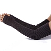 Acrylic Fibers Knitting Long Fingerless Gloves PW-WG9BE2E-13-1
