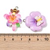 Resin Pendants RESI-I347-04P-04-3