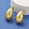 304 Stainless Steel Teardrop Stud Earrings EJEW-B108-05G-A-1