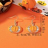 Zinc Alloy Pumpkin Dangle Earrings FS-WG3A841-01-3