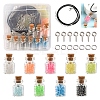 DIY Wishing Bottle Pendant Necklace Making Kit DIY-YW0005-80-1