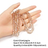 2 Strands Electroplate Glass Beads Strands EGLA-YW0001-85D-1