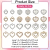 24Pcs 12 Styles Alloy Charms FIND-YW0006-77-3