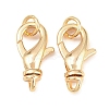 Brass Lobster Claw Clasps KK-H287-08B-G-1