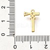 Brass Micro Pave Cubic Zirconia Pendants KK-M310-01G-20-3