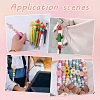 16Pcs 16 Styles Food Grade Eco-Friendly Silicone Focal Beads SIL-CJ0001-27-7