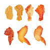 7Pcs 7 Styles Resin Cabochons RESI-NB0002-16-1