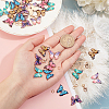 DIY Butterfly Pendant Making Kits DIY-SC0014-17-3
