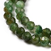 Natural Fuchsite Beads Strands G-C009-A14-4