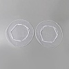 Organza Round Drawstring Bags with Sequins ABAG-H115-01-1
