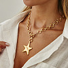 Star Alloy Pendant OT Necklaces for Women FS-WGF0844-03-1
