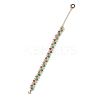 Christmas Glass & Glass Seed Beaded Bracelets for Women BJEW-MZ00228-3