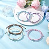 Eco-Friendly Korean Waxed Polyester Cord Braided Bracelet for Women BJEW-JB12503-1