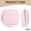 Corduroy Cloth Cosmetic Zipper Bags AJEW-WH20017-50B-2