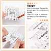 6Pcs PVC Sewing Rulers DIY-NB0012-38D-4