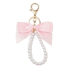 Imitated Pearl Acrylic Keychain KEYC-JKC01006-4