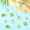 28Pcs 7 Styles Alloy Enamel Pendants FIND-SC0019-56-5